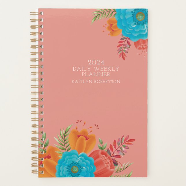 Planejador de Calendário Retro-Feminino Desatualiz (Frente)