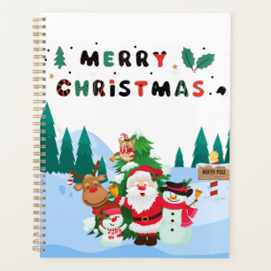 Planejador de Calendário X-Mas Feliz Natal