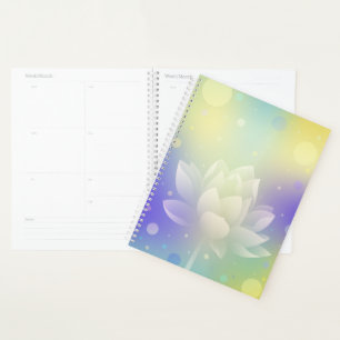 Planejador de capa dura Lotus Glow