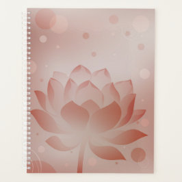 Planejador de capa dura Red Lotus Glow