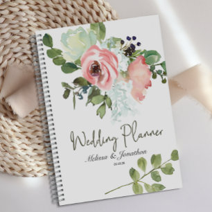 Planejador de Casamento Floral Ovos e Bege