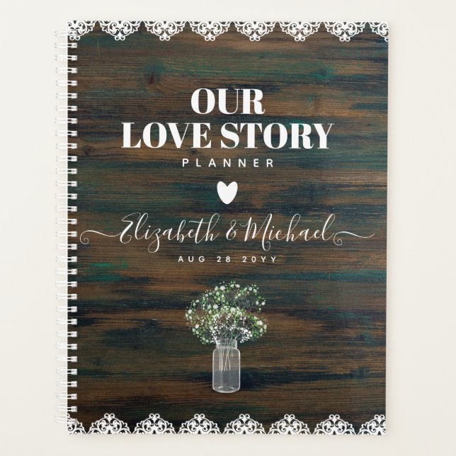 PLANEJADOR DE CASAMENTO Gypsophila Rustic Lace (Frente)