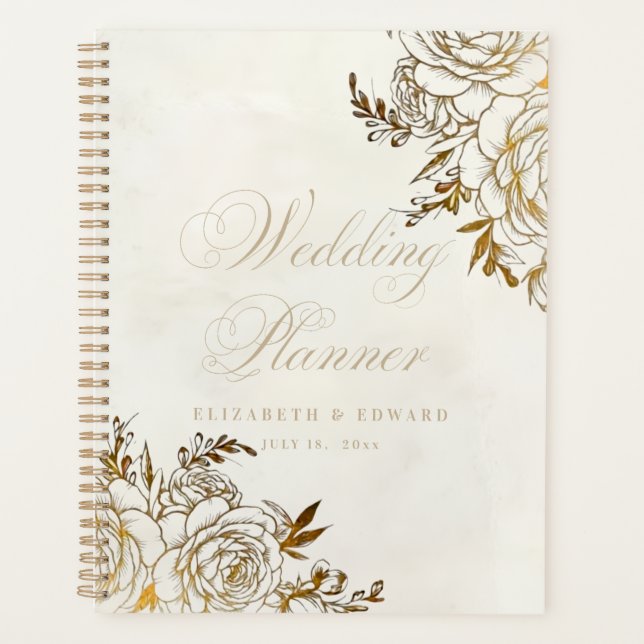 Planejador de Casamento Moderno e Elegante (Frente)