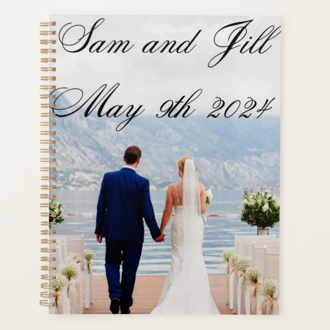 Planejador de casamento Personalizável (Frente)