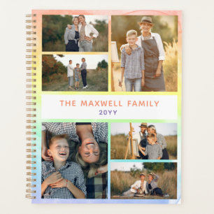 Planejador de Colagem de Fotos da Família Rainbow