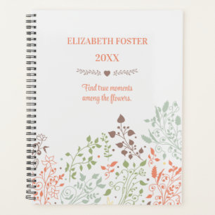 Planejador de Cotação Boho Floral Inspiration