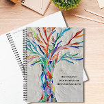 Planejador de Cotação Inspiracional<br><div class="desc">Este planejador único é decorado com uma árvore de mosaico colorida. Adicione a citação escolhida para personalizá-la. Clique em Personalizar Mais para editar a fonte, o tamanho da fonte e a cor da fonte. Mosaico original © Michele Davies.</div>