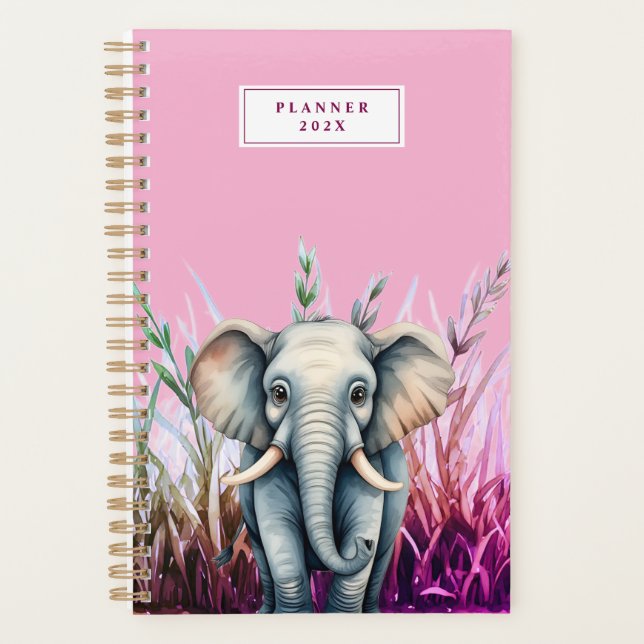 Planejador de Crianças Elefante (Frente)