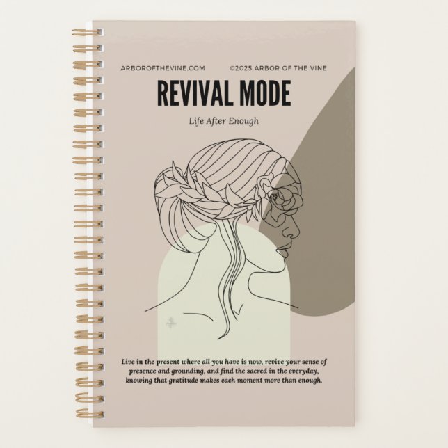 Planejador de Desenhos Florais Contemporâneos (Frente)