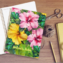 Planejador de Design da Natureza Tropical Hibisco