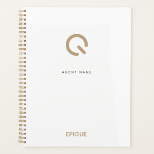 Planejador de Dia Epique Personalizado Branco