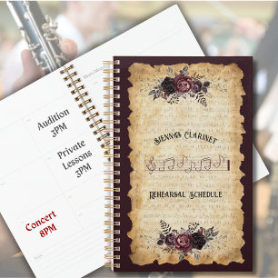 Planejador de Ensaios de Clarinete de Romance Rege