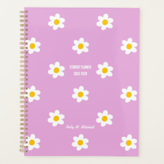 Planejador de Estudos Pink Daisy-Chain