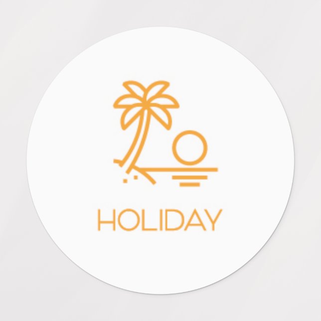 Planejador de Férias / Adesivo do Organizador / Et (Design 1)