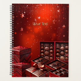 Planejador de Férias de Natal com Chocolate