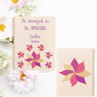 Planejador de Flores Feliz Personalizado