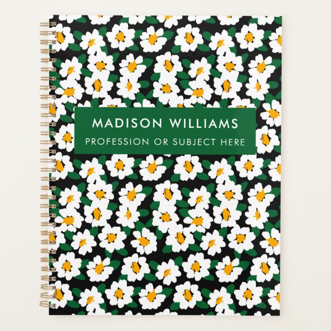 Planejador de Flores Modernas Mínimas (Frente)