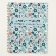 Planejador de Flores Modernas Mínimas