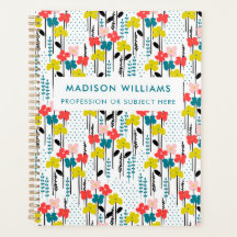 Planejador de Flores Modernas Mínimas