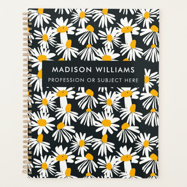 Planejador de Flores Modernas Mínimas (Frente)