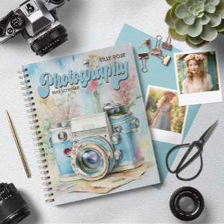 Planejador de Fotografia Personalizado Câmera Retr