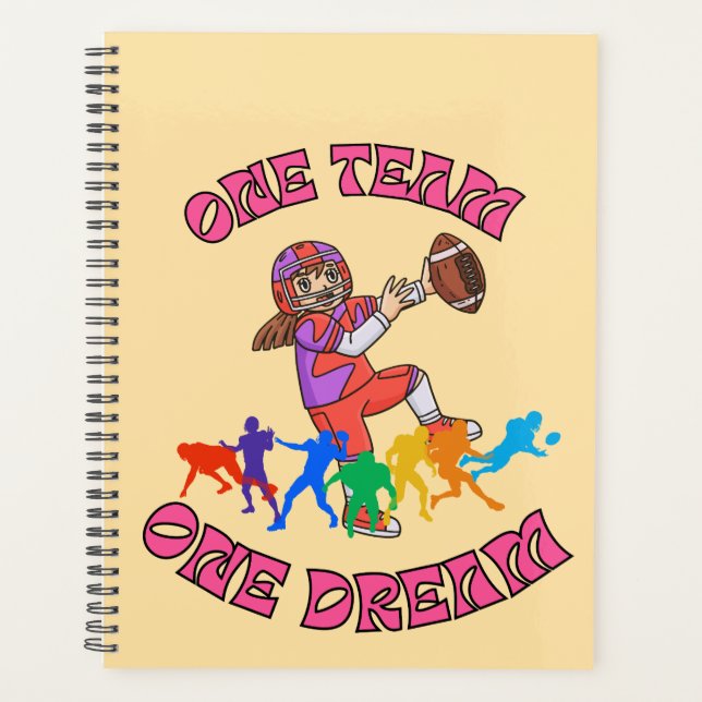 Planejador de futebol amircano (Frente)