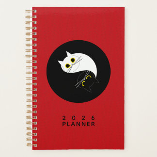 Planejador de Gato Zen Yin Yang