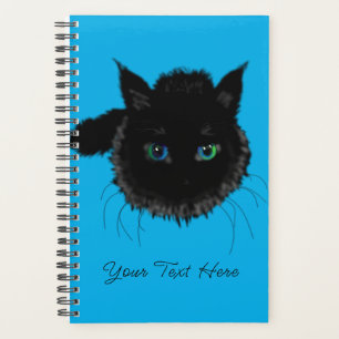 Planejador de Gatos Pretos - Nome do Texto / Cores