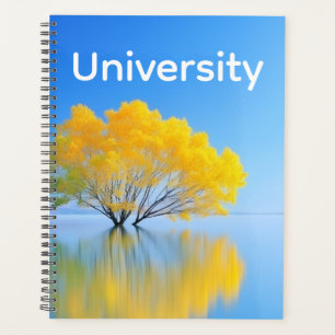 Planejador de Girassol Amarelo da Universidade Nom