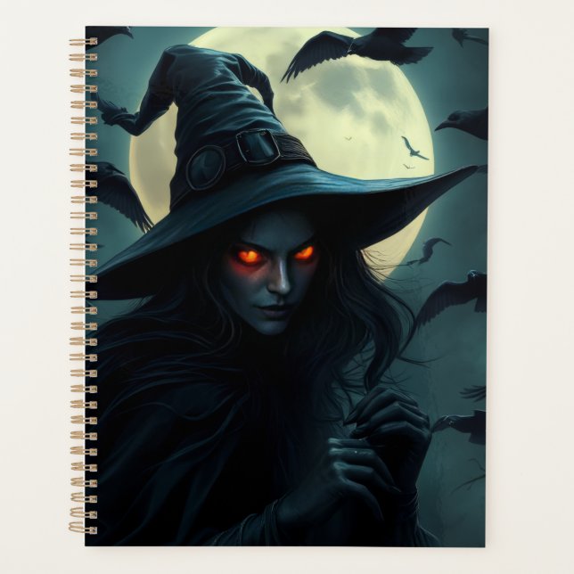 Planejador de Halloween de Bruxa das Trevas | Esté (Frente)