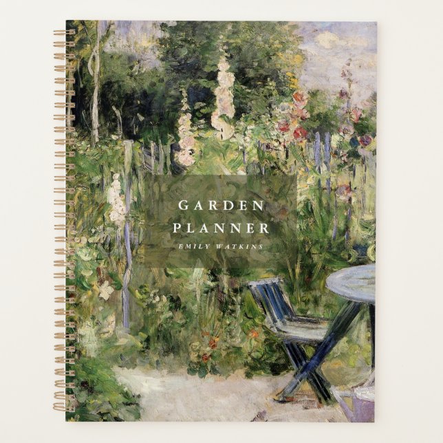Planejador de Jardim Impressionista Vintage (Frente)