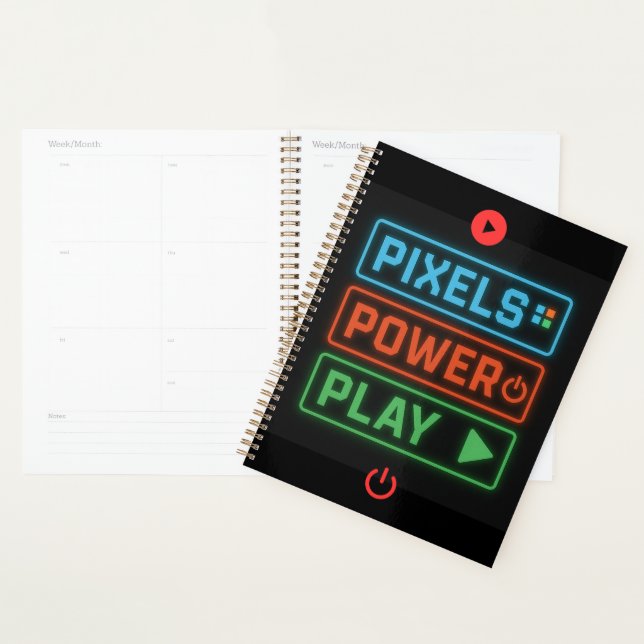 Planejador de Jogos Pixels Power Play – Game On! (Exibição)