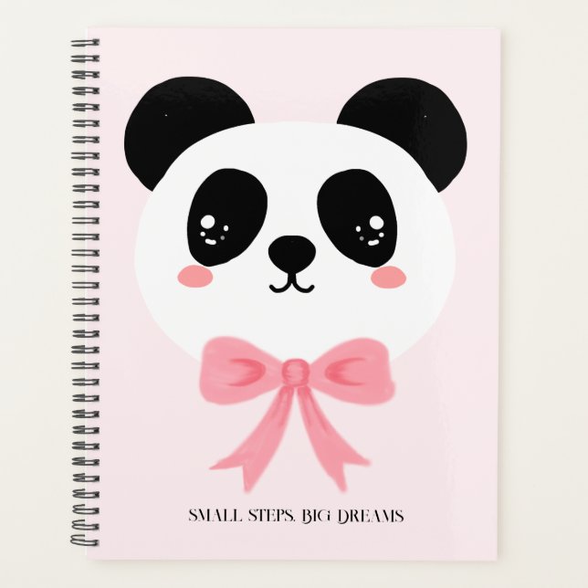 Planejador de Laço de Panda Fofo (Frente)