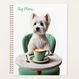 Planejador de latas de bebendo Westie
