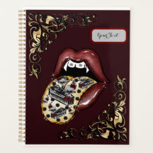 Planejador de Lip Vamp do gótico Glam