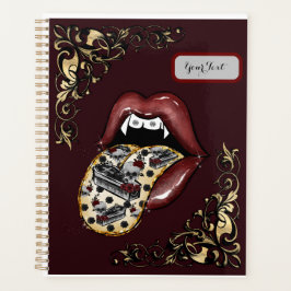 Planejador de Lip Vamp do gótico Glam