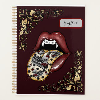 Planejador de Lip Vamp do gótico Glam