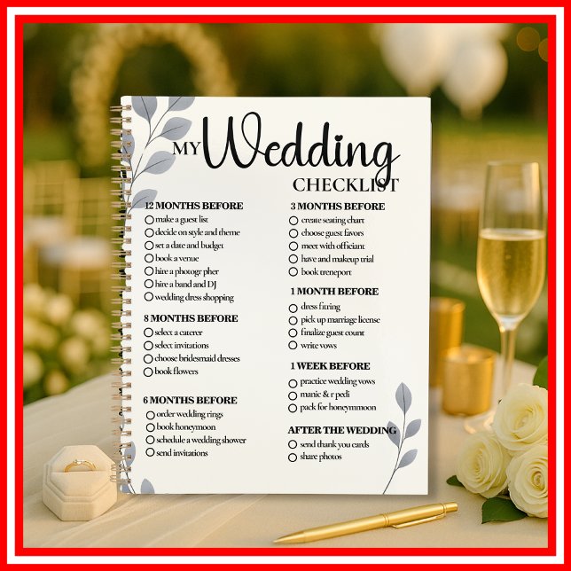 Planejador de Lista de Verificação de Casamento (Criador carregado)