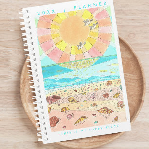 Planejador de Lugar Feliz da Praia