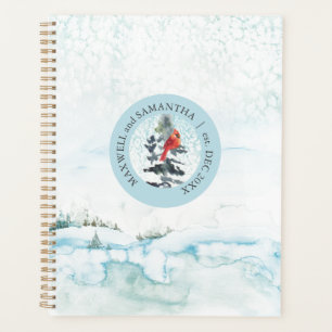 Planejador de Natal Aquarela Inverno Mágico