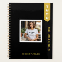 Planejador de Orçamento Moderno Personalizado com 