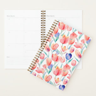 Planejador de Padrões de Tulipas de Aquarela