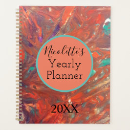 Planejador de pintura de Abstrato moderno personal