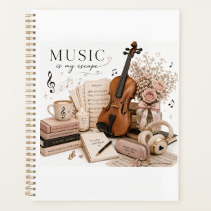 Planejador de Prática de Violino Elegante