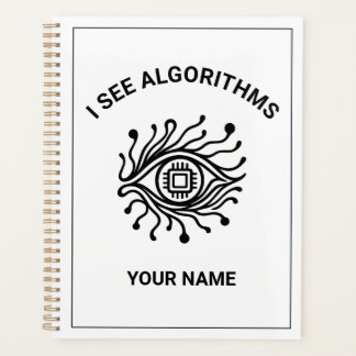 Planejador de Tecnologia Personalizado com Texto P