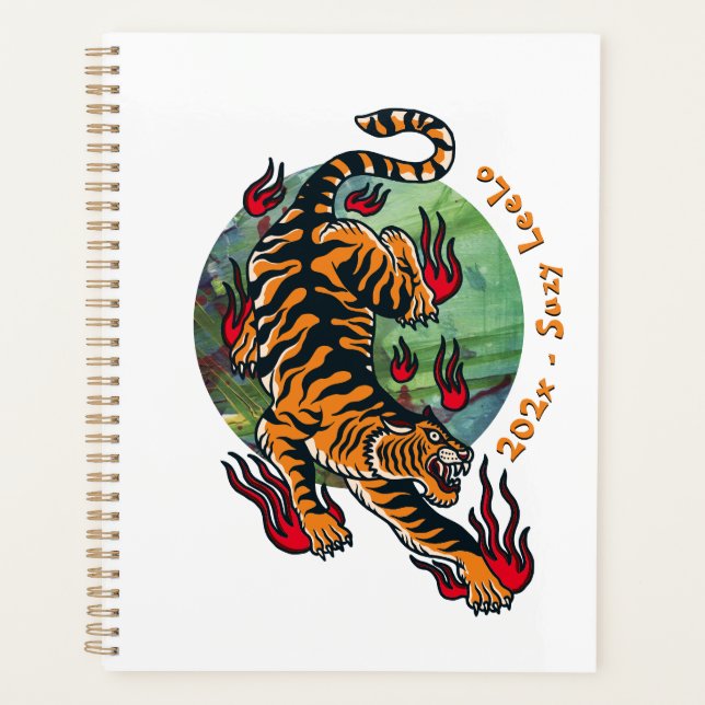 Planejador de Tigre Laranja (Frente)