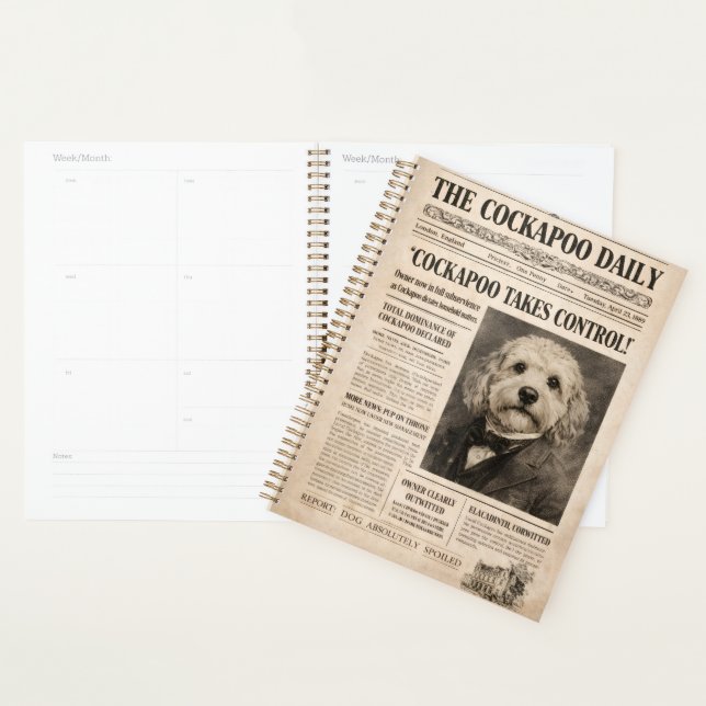Planejador Diário Cockapoo (Exibição)