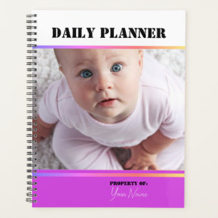 Planejador Diário com Fotos - Violeta - HAMbWG