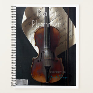 Planejador Diário com Tema de Violino - HAMbWG