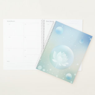 Planejador Diário de Capa Dura Lotus Serenity